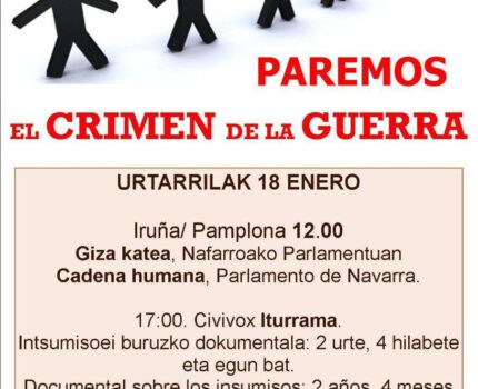 Bakearen alde – Por la paz
